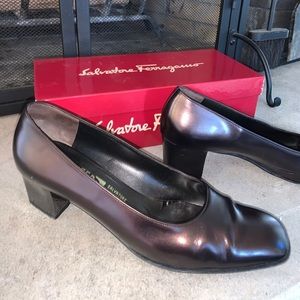 Brown Salvatore Ferragamo Heels